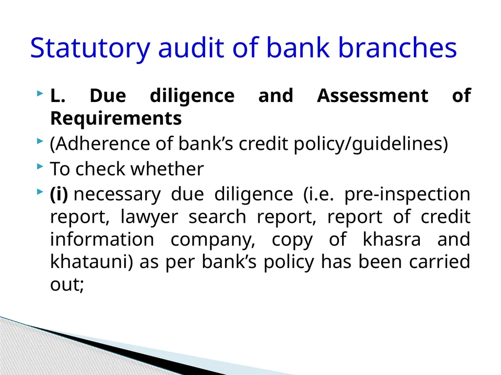 Audit of Agricultural and other priority sector - slide 33 of 136