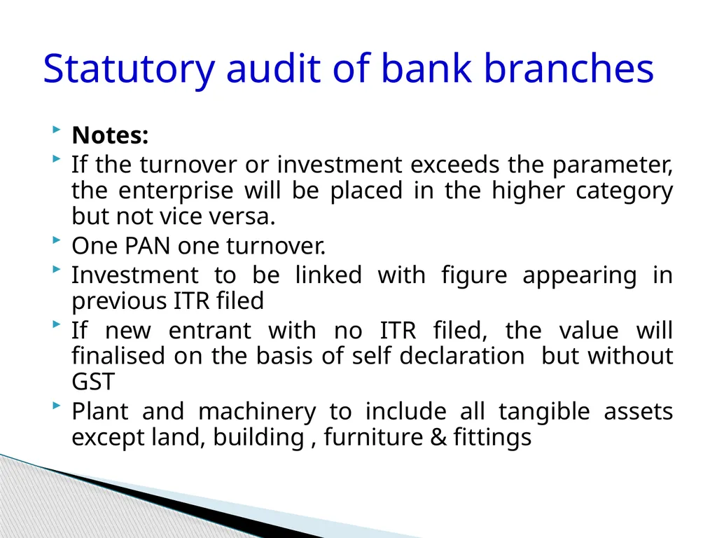 Audit of Agricultural and other priority sector - slide 113 of 136