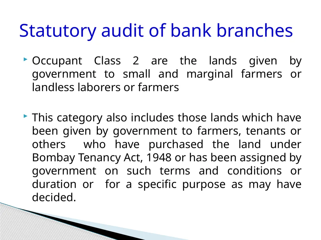 Audit of Agricultural and other priority sector - slide 54 of 136