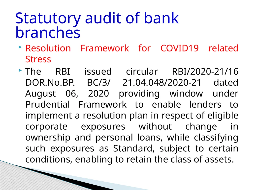 Audit of Agricultural and other priority sector - slide 107 of 136