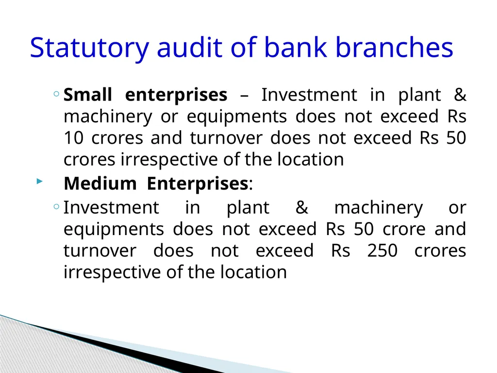 Audit of Agricultural and other priority sector - slide 112 of 136