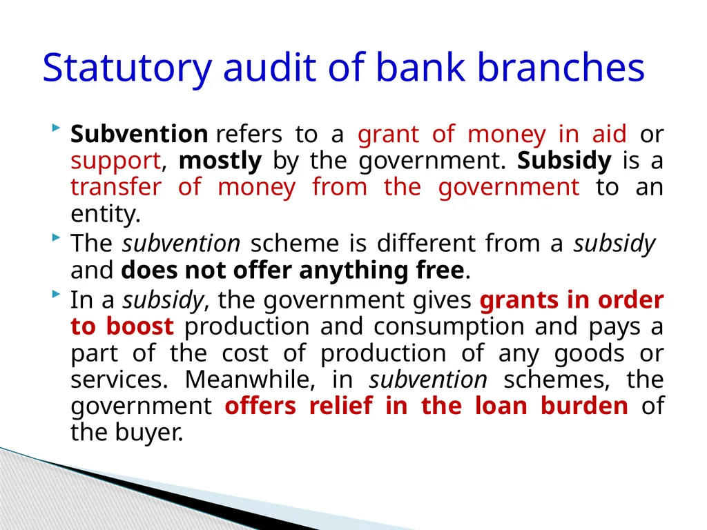 Audit of Agricultural and other priority sector - slide 77 of 136