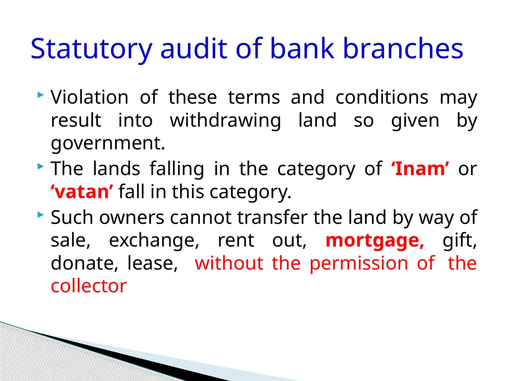 Audit of Agricultural and other priority sector - slide 55 of 136