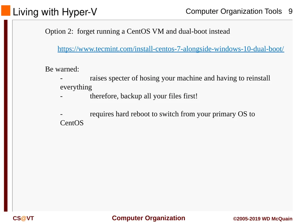 Programming Tools Most of the programming - slide 9 of 20
