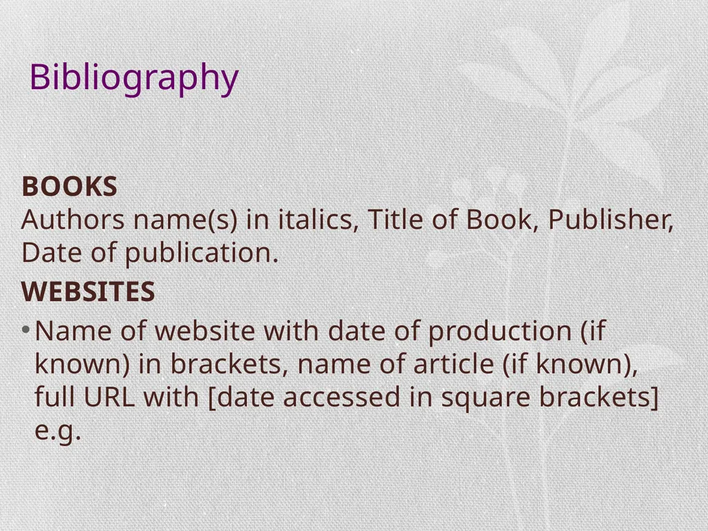 Monday 1st February: Folio Feedback During 4th - slide 4 of 28