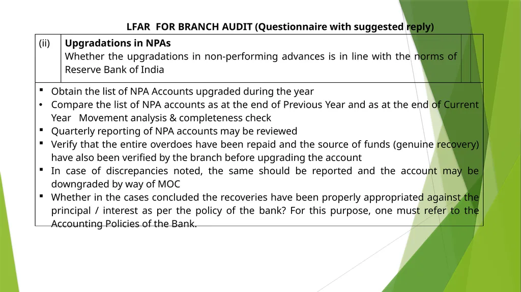 WELCOME SEMINAR ON BANK AUDIT ON 22ND MARCH, 2024 - slide 29 of 44