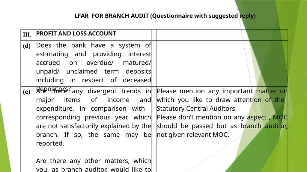 WELCOME SEMINAR ON BANK AUDIT ON 22ND MARCH, 2024 - slide 42 of 44