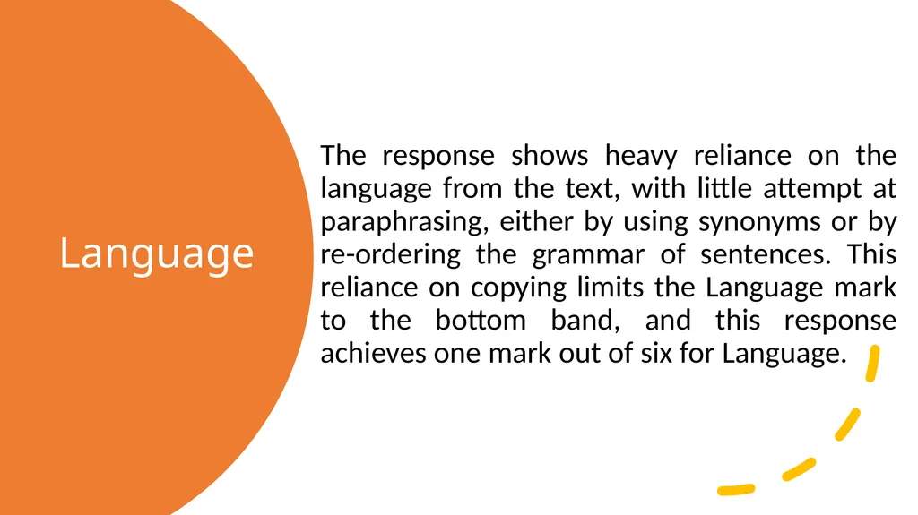 Core Summary Responses & Examiner Comments - slide 7 of 18