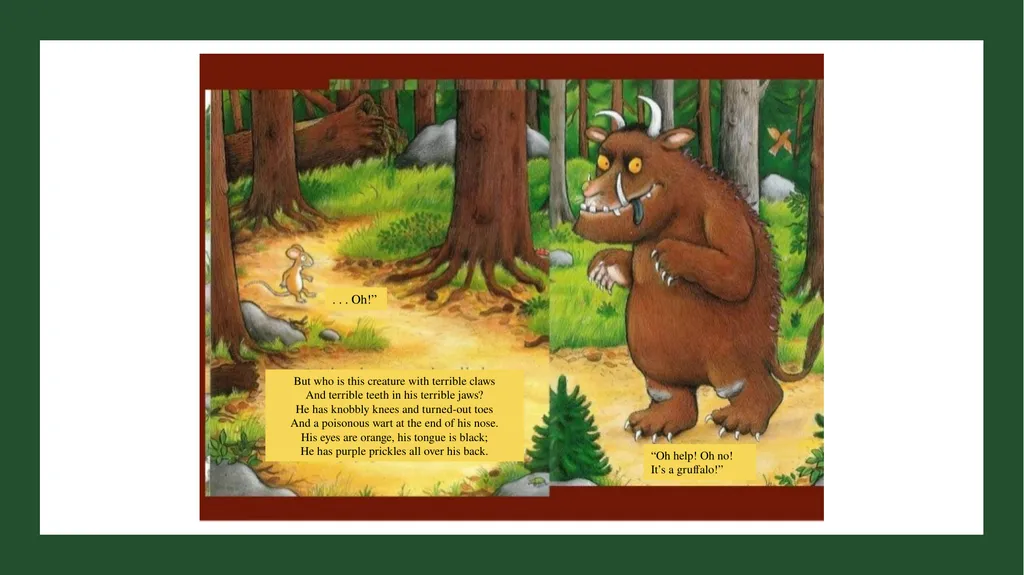 A mouse took a stroll through the deep dark wood. - slide 9 of 18