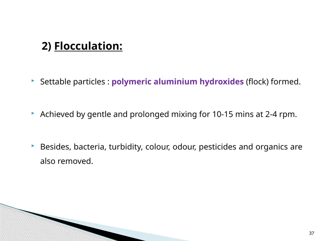 1 DEFLUORIDATION Defluoridation is defined as, - slide 37 of 45