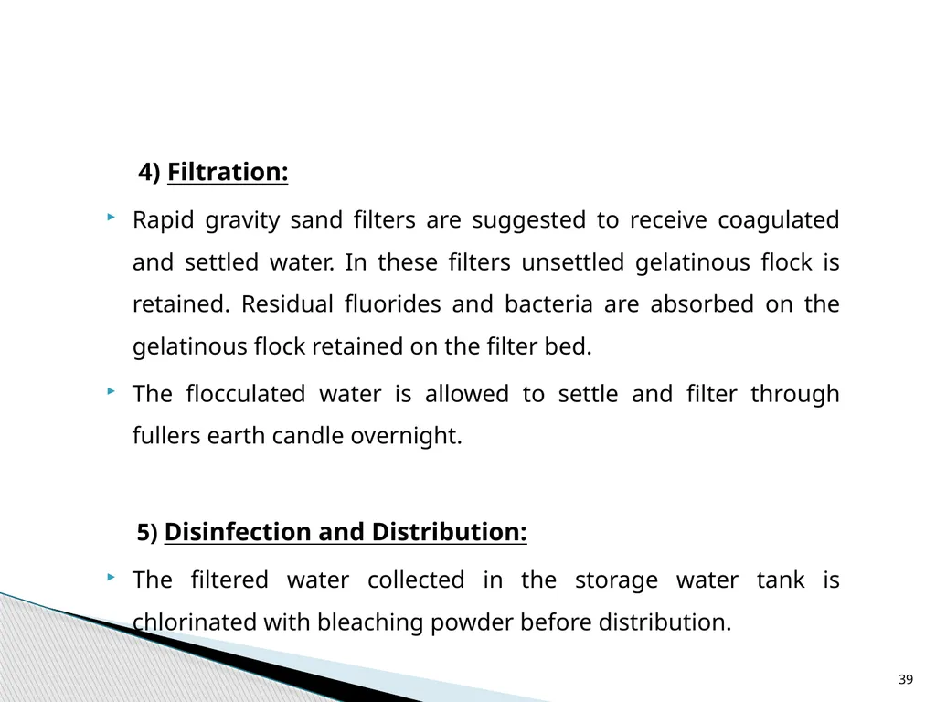 1 DEFLUORIDATION Defluoridation is defined as, - slide 39 of 45