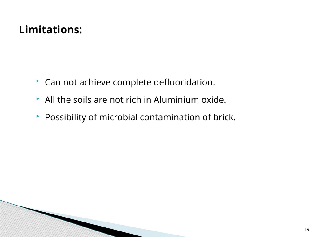 1 DEFLUORIDATION Defluoridation is defined as, - slide 19 of 45