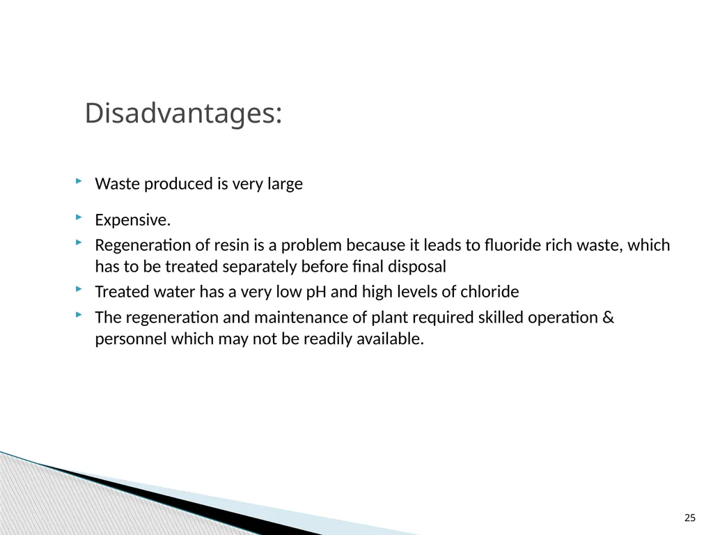 1 DEFLUORIDATION Defluoridation is defined as, - slide 25 of 45