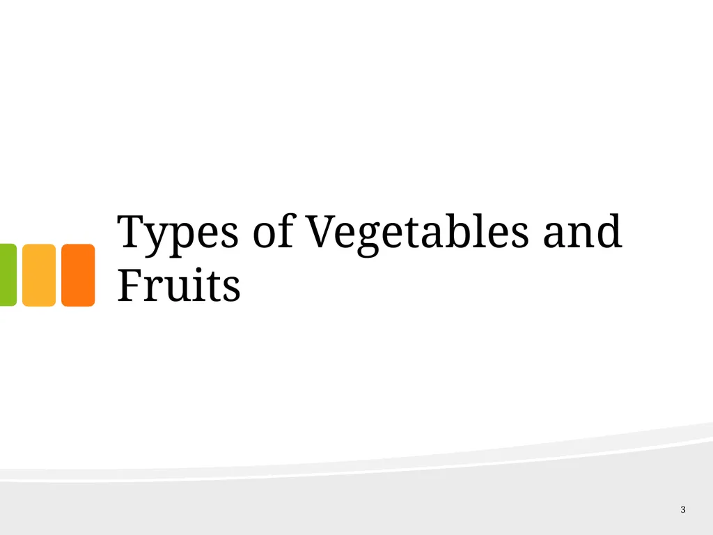 Understanding Ingredients Fruits and Vegetables - slide 3 of 31