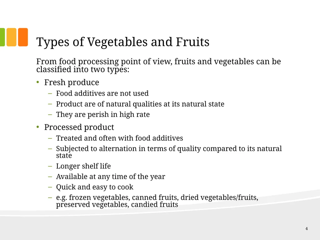 Understanding Ingredients Fruits and Vegetables - slide 4 of 31