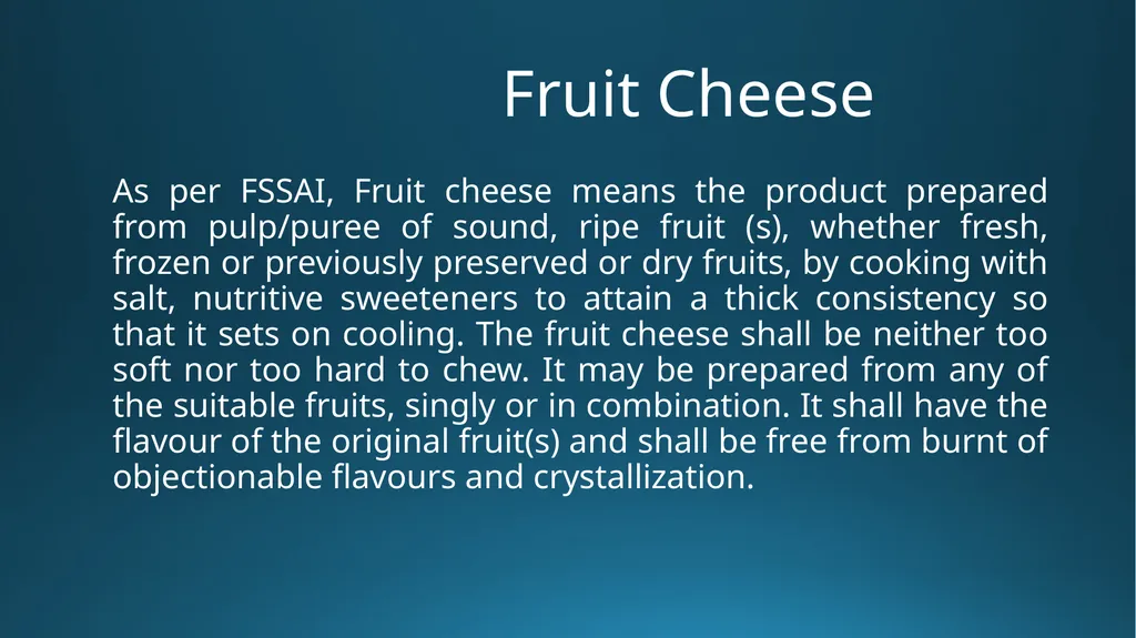 Jam, Jelly & Marmalade B.K.Singh, Dairy Technology - slide 3 of 19