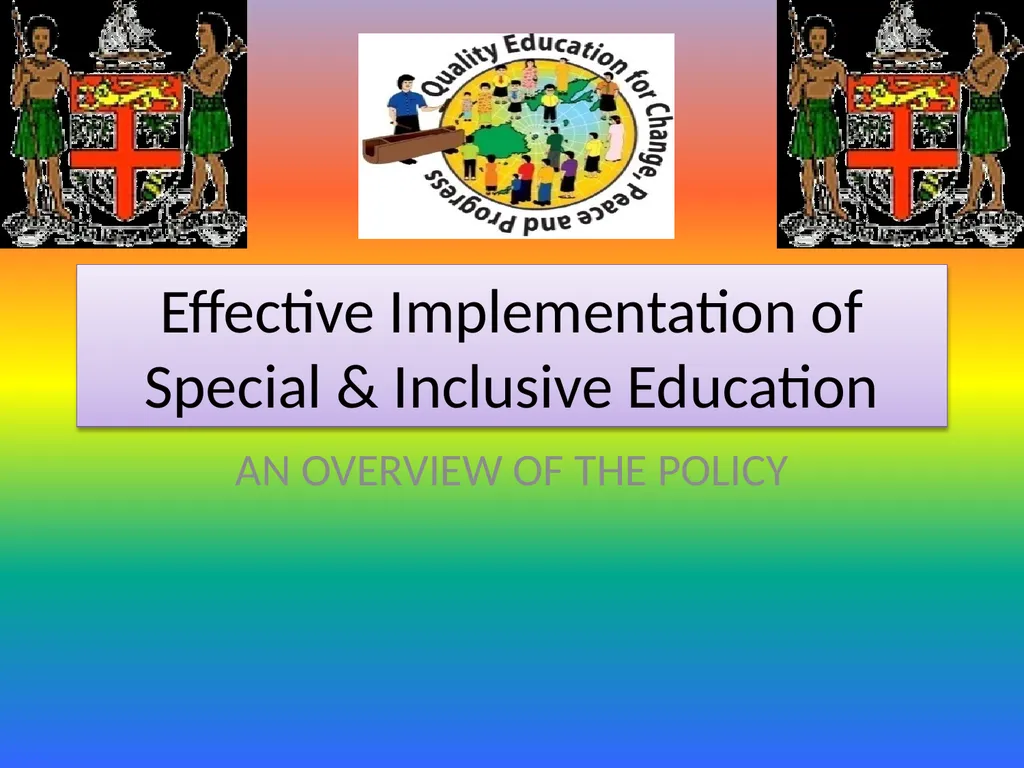 Effective Implementation of Special & Inclusive - slide 1 of 29
