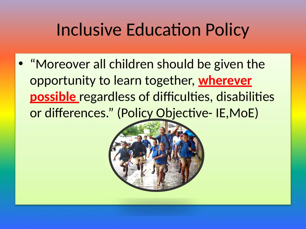 Effective Implementation of Special & Inclusive - slide 16 of 29