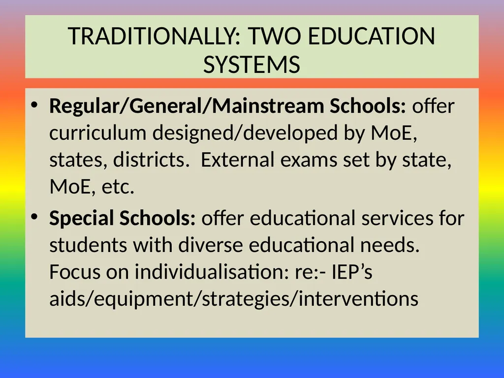 Effective Implementation of Special & Inclusive - slide 4 of 29