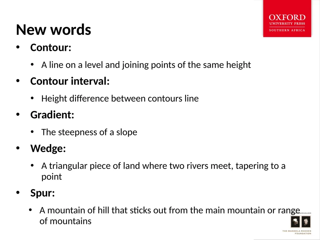 Topographical Maps: Contour Lines Social Sciences: - slide 3 of 14