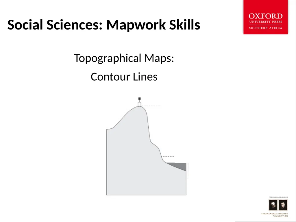 Topographical Maps: Contour Lines Social Sciences: - slide 1 of 14