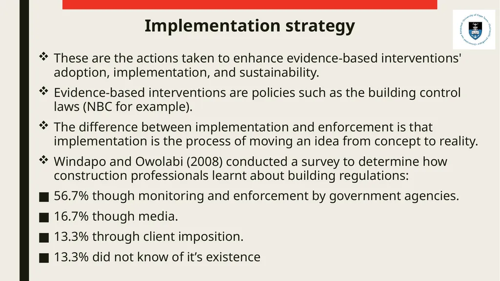 ENFORCEMENT AND IMPLEMENTATION CHALLENGES OF - slide 13 of 23