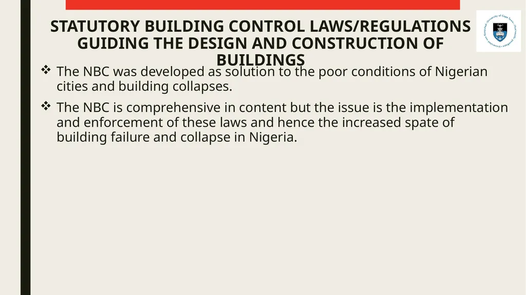 ENFORCEMENT AND IMPLEMENTATION CHALLENGES OF - slide 7 of 23