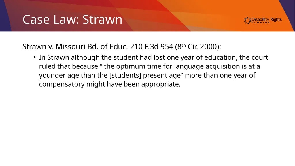 Compensatory Education: What is it and Do I Need - slide 14 of 31