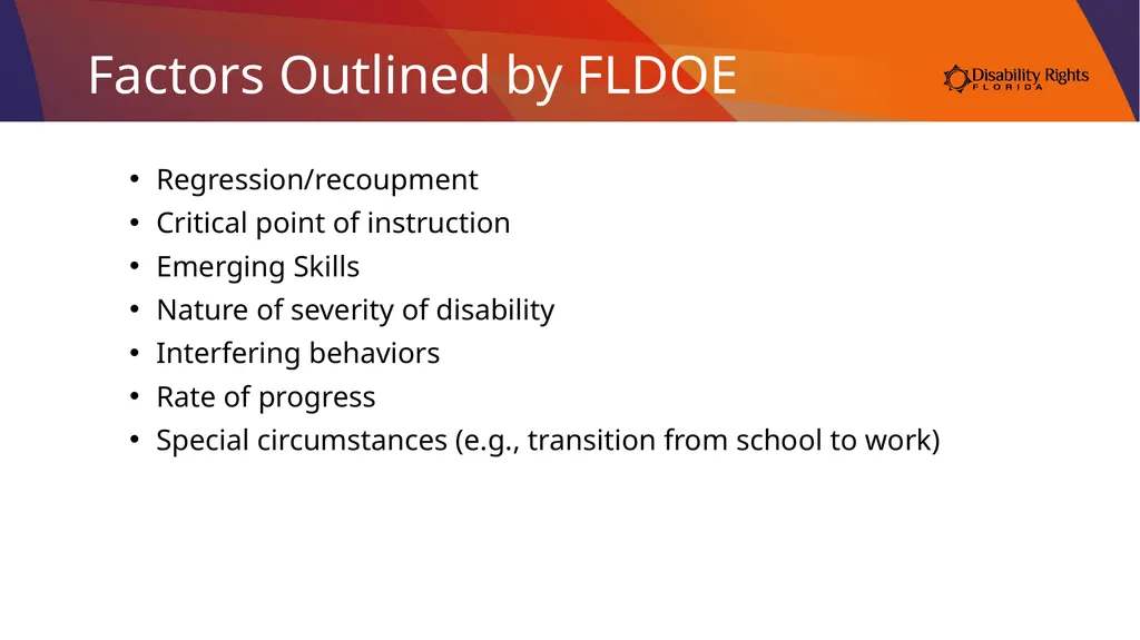 Compensatory Education: What is it and Do I Need - slide 22 of 31