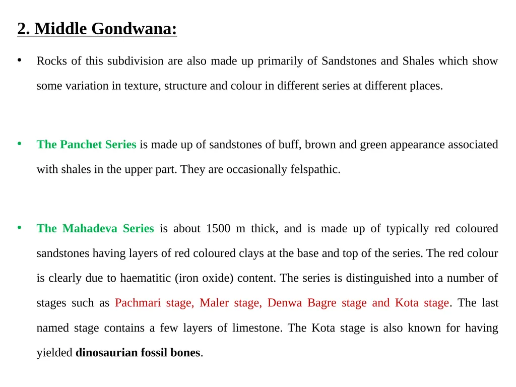 GONDWANA SUPER GROUP Dr. Maya Chaudhary - slide 17 of 23
