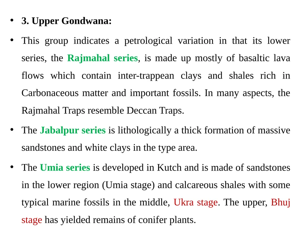 GONDWANA SUPER GROUP Dr. Maya Chaudhary - slide 18 of 23