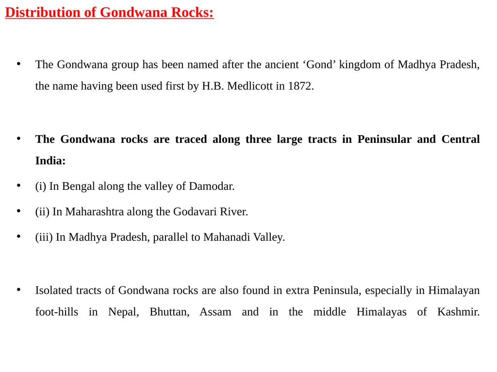 GONDWANA SUPER GROUP Dr. Maya Chaudhary - slide 14 of 23