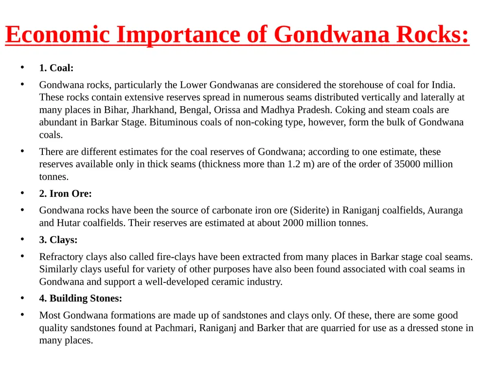 GONDWANA SUPER GROUP Dr. Maya Chaudhary - slide 22 of 23