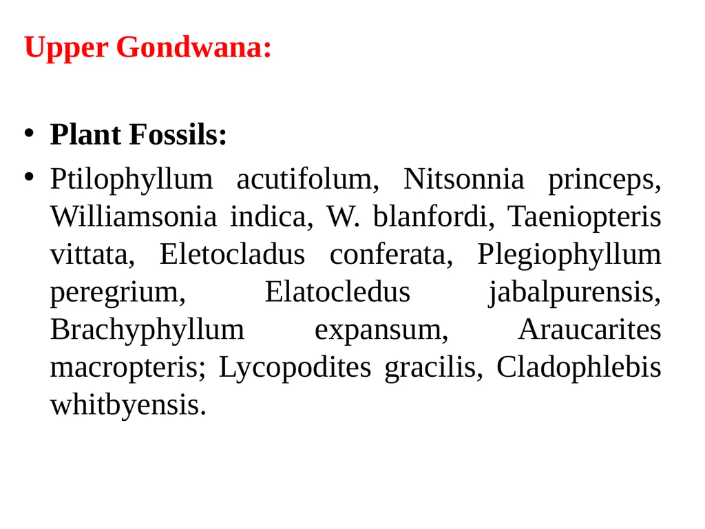 GONDWANA SUPER GROUP Dr. Maya Chaudhary - slide 21 of 23