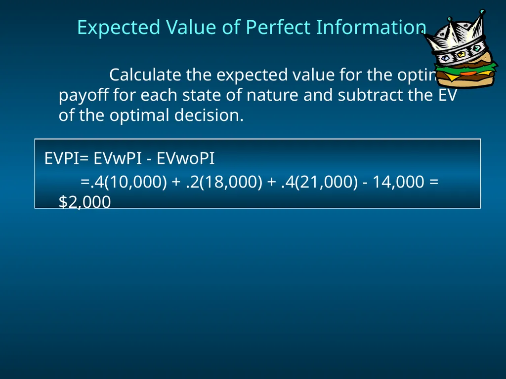 Chapter 8 Decision Analysis Problem Formulation - slide 24 of 27