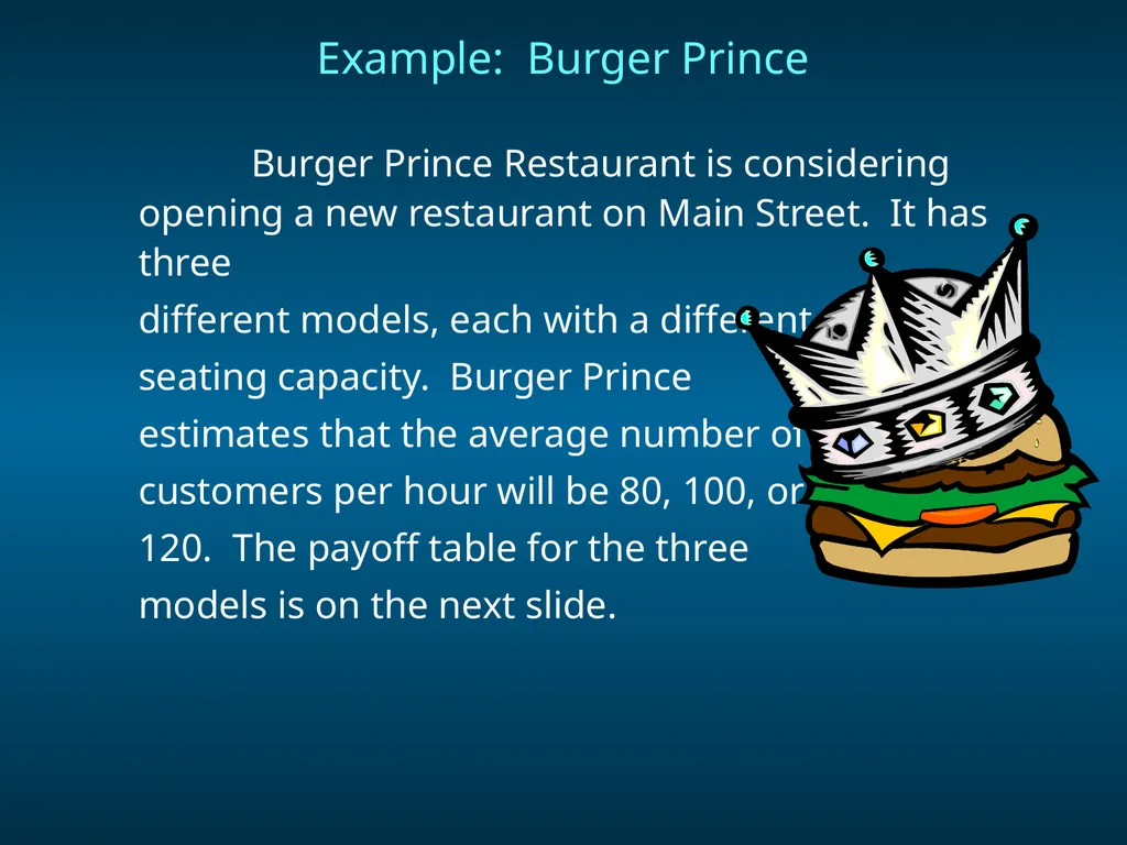 Chapter 8 Decision Analysis Problem Formulation - slide 17 of 27