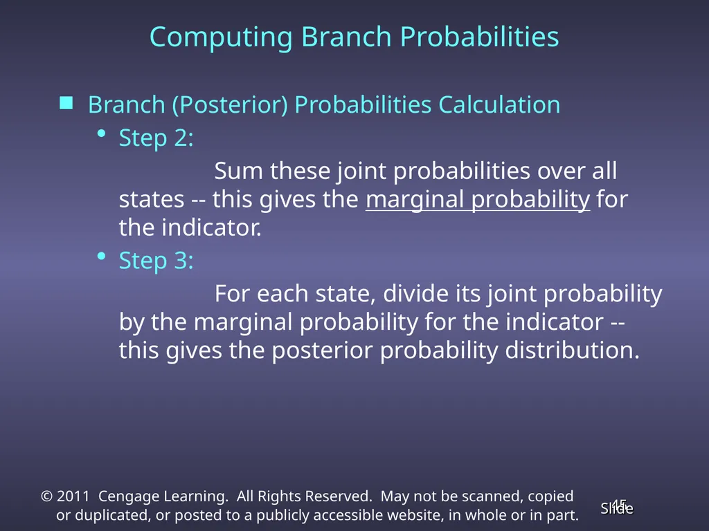 Chapter 13 Decision Analysis Problem Formulation - slide 45 of 49