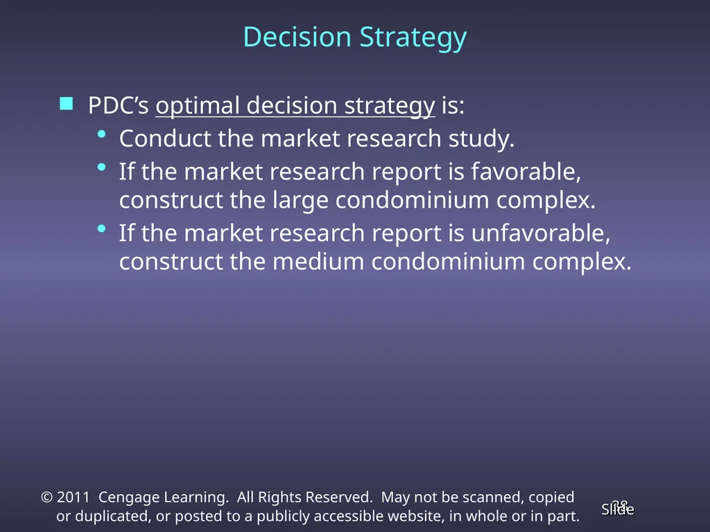 Chapter 13 Decision Analysis Problem Formulation - slide 38 of 49