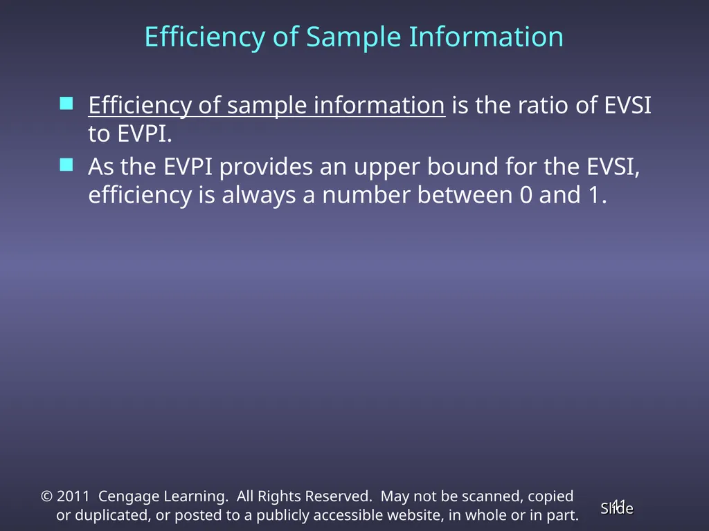 Chapter 13 Decision Analysis Problem Formulation - slide 41 of 49