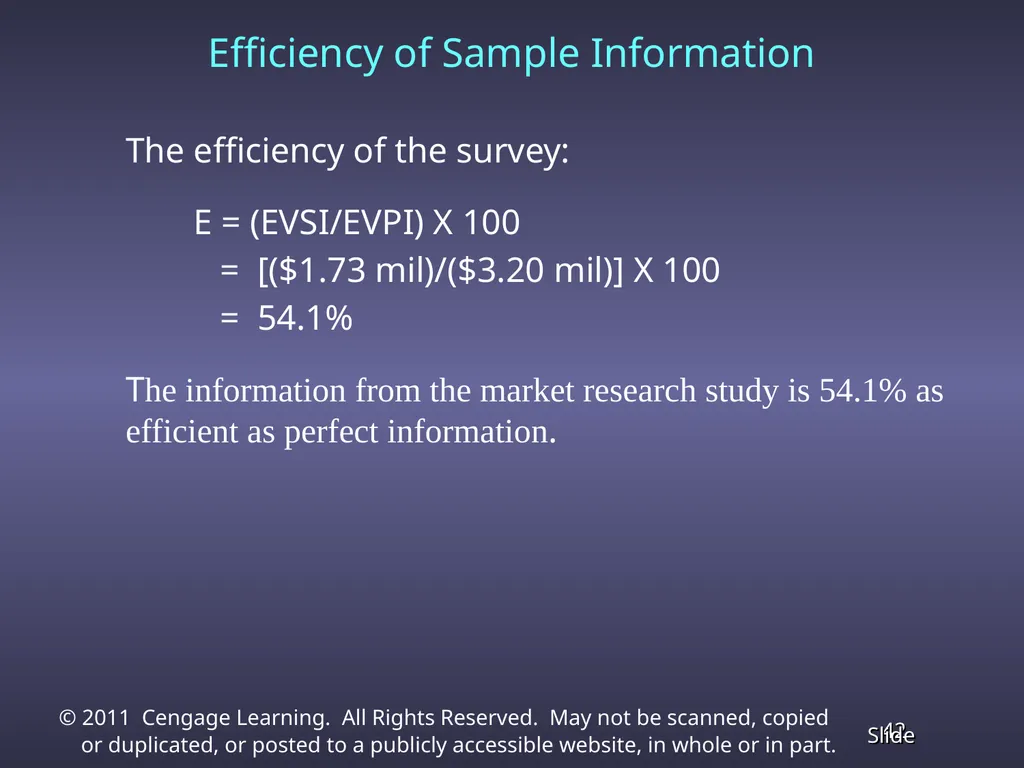 Chapter 13 Decision Analysis Problem Formulation - slide 42 of 49