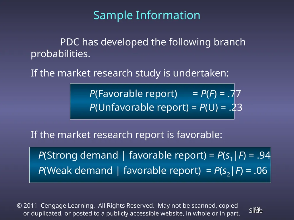 Chapter 13 Decision Analysis Problem Formulation - slide 33 of 49