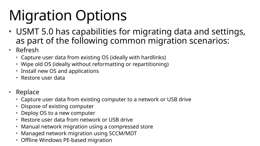 Migrating User files and settings Kyle Rosenthal - slide 4 of 17