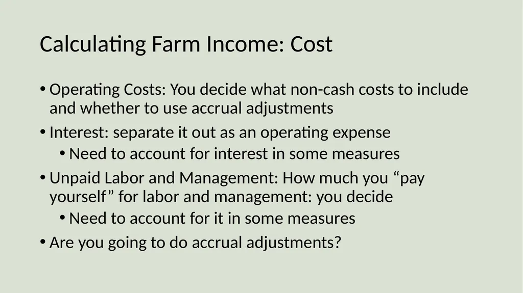 Farm Income Statement Analysis AAE 320 Paul D. - slide 20 of 48