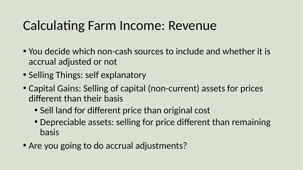 Farm Income Statement Analysis AAE 320 Paul D. - slide 19 of 48