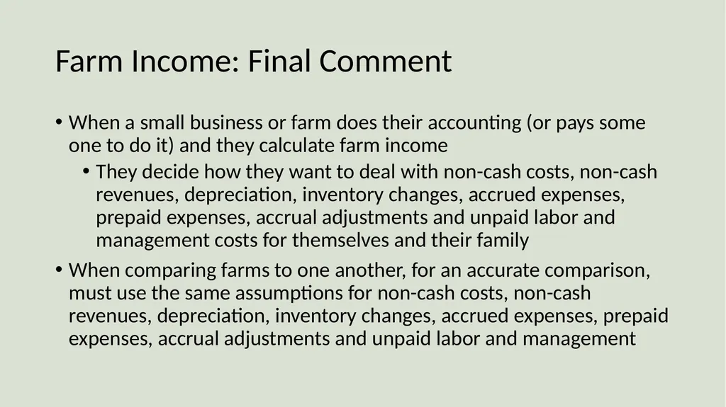 Farm Income Statement Analysis AAE 320 Paul D. - slide 33 of 48