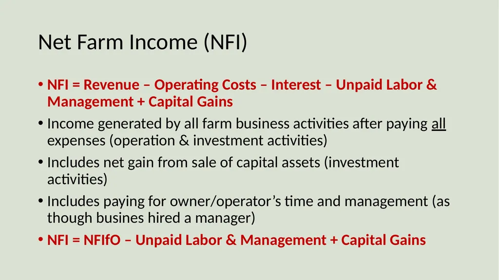 Farm Income Statement Analysis AAE 320 Paul D. - slide 22 of 48