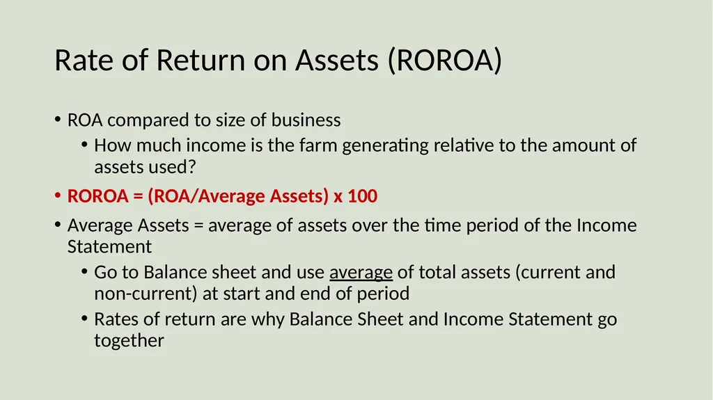 Farm Income Statement Analysis AAE 320 Paul D. - slide 26 of 48