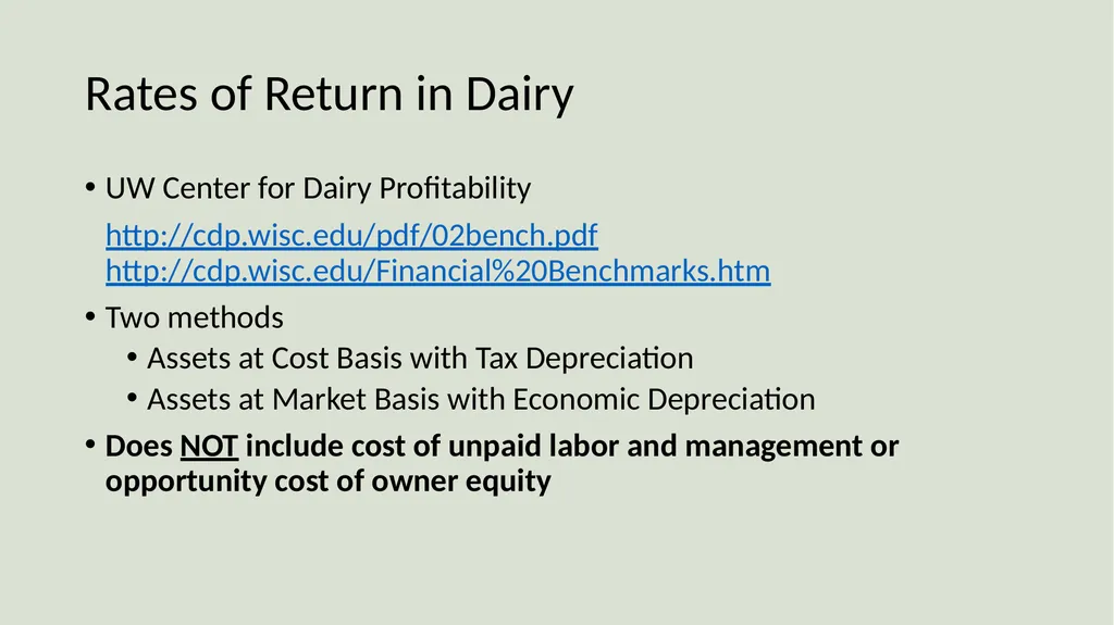 Farm Income Statement Analysis AAE 320 Paul D. - slide 35 of 48