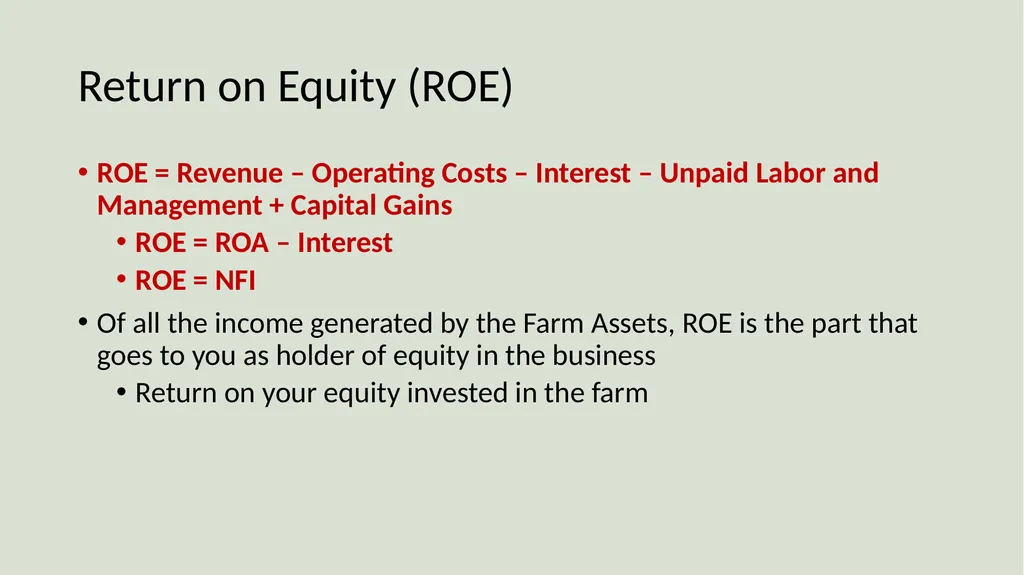 Farm Income Statement Analysis AAE 320 Paul D. - slide 28 of 48