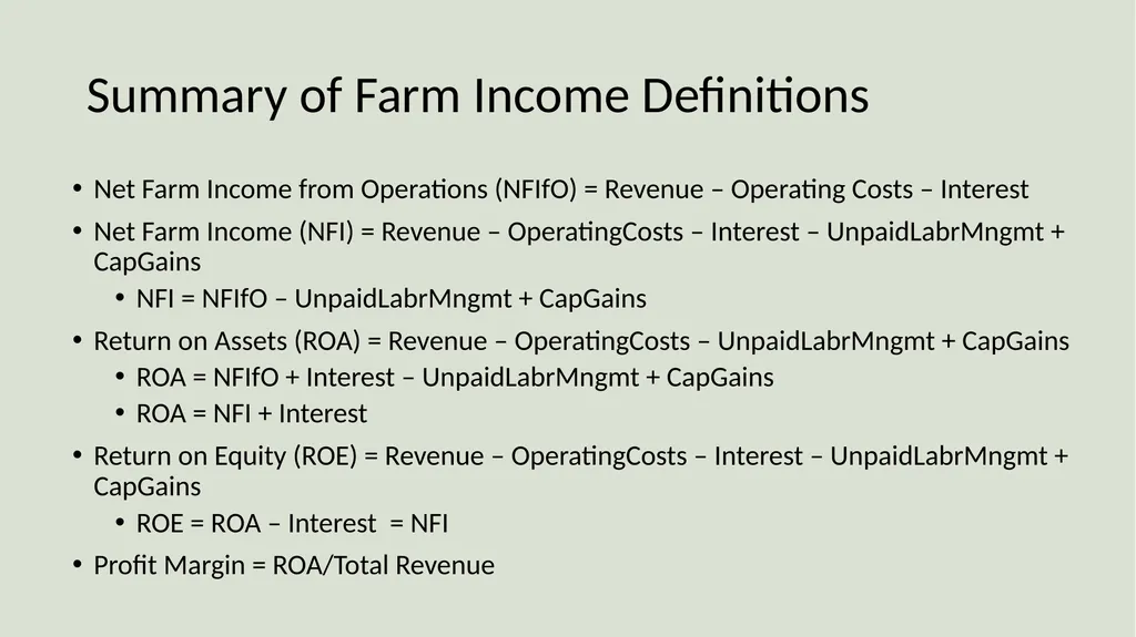 Farm Income Statement Analysis AAE 320 Paul D. - slide 32 of 48